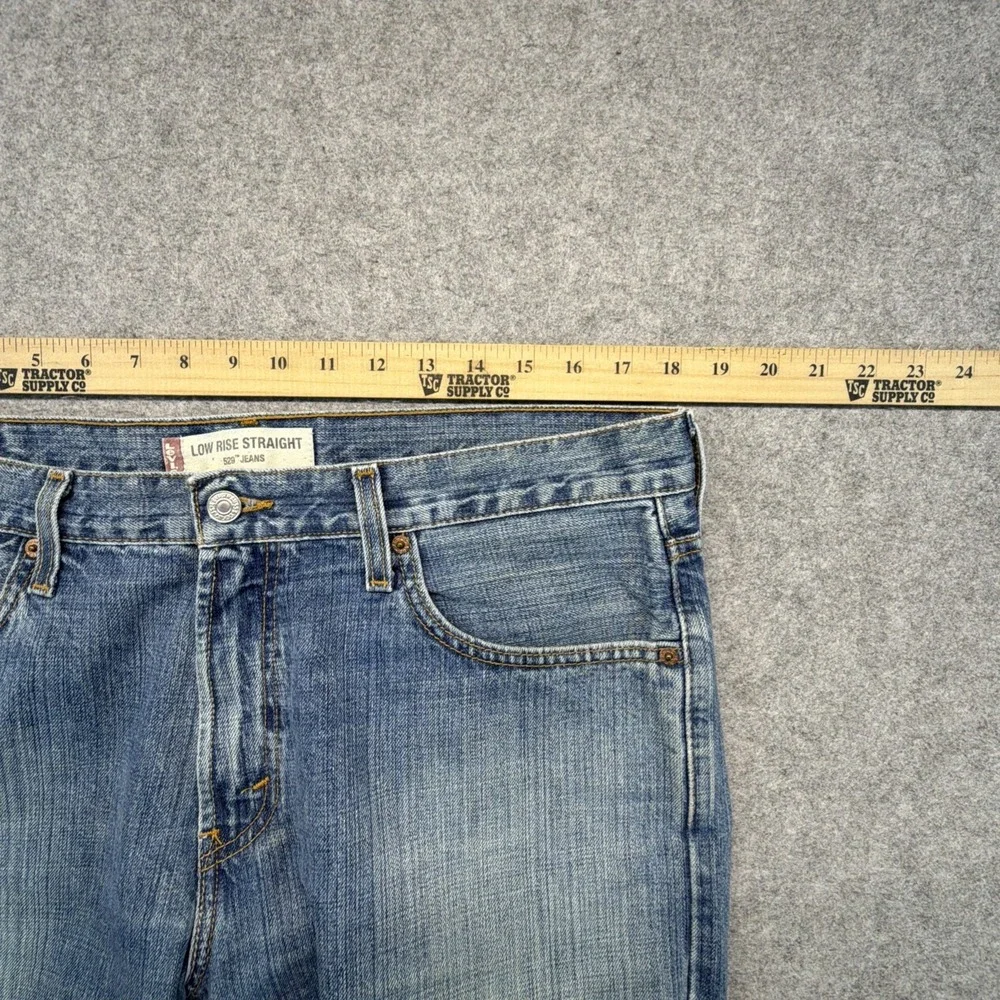 Vintage Levi's 529 Low Rise Straight Jeans Mens 34x34 (Fits 36x29) Western Y2K